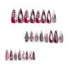 12 Sizes-24 Pcs Press On Nails JP2804