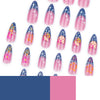 12 Sizes-24 Pcs Press On Nails JP3974