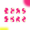 12 Sizes-24 Pcs Press On Nails C814