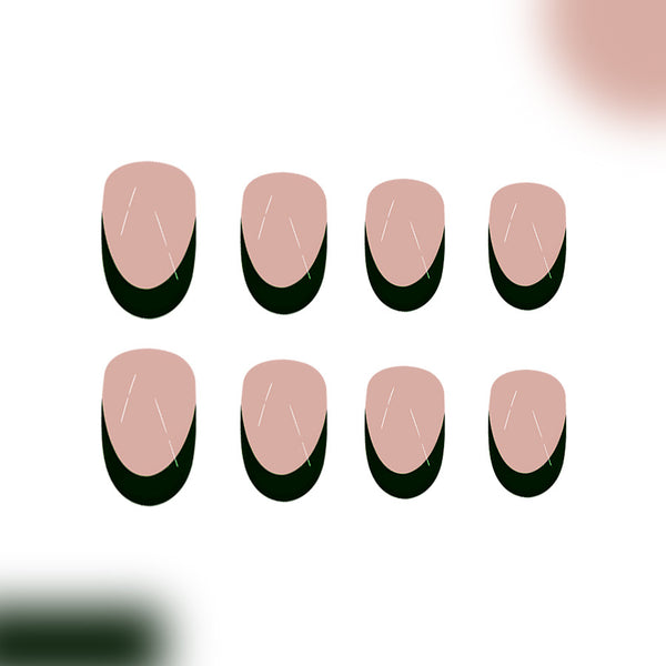 12 Sizes-24 Pcs Press On Nails C882