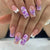 12 Sizes-24 Pcs Press On Nails W1090