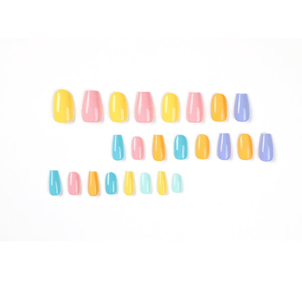 12 Sizes-24 Pcs Press On Nails JP1992