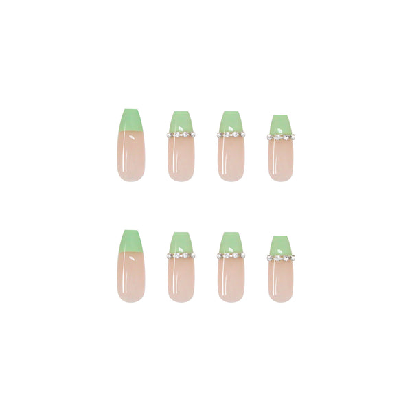12 Sizes-24 Pcs Press On Nails Z207