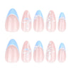 12 Sizes-24 Pcs Press On Nails JP3909