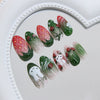 12 Sizes-24 Pcs Press On Nails W2060
