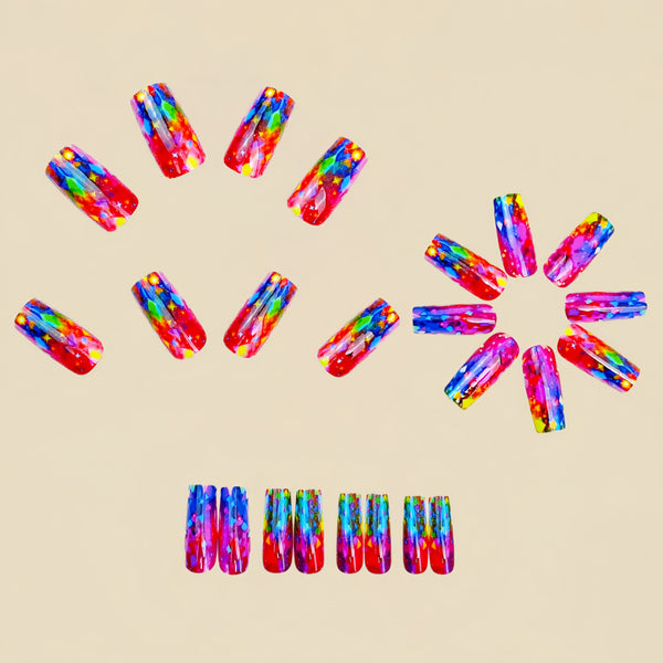 12 Sizes-24 Pcs Press On Nails Y1877