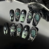 12 Sizes-24 Pcs Press On Nails W1786