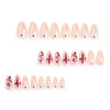 12 Sizes-24 Pcs Press On Nails JP2857