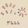 12 Sizes-24 Pcs Press On Nails Y1191