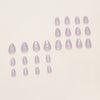 12 Sizes-24 Pcs Press On Nails W1992