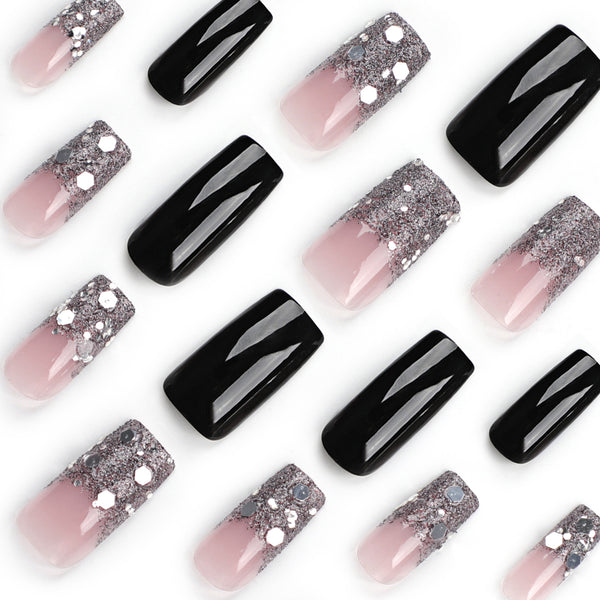 12 Sizes-24 Pcs Press On Nails JP3039