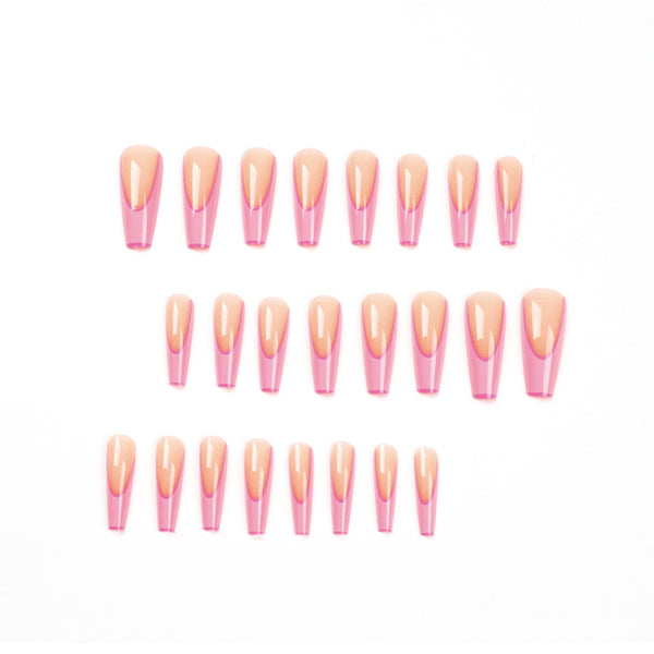 12 Sizes-24 Pcs Press On Nails JP1731