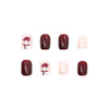12 Sizes-24 Pcs Press On Nails R620