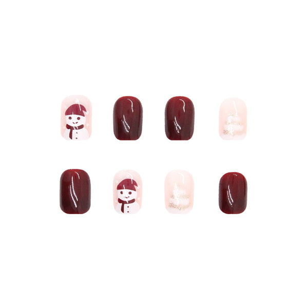 12 Sizes-24 Pcs Press On Nails R620
