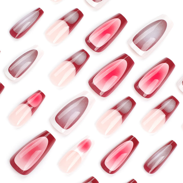 12 Sizes-24 Pcs Press On Nails JP3502