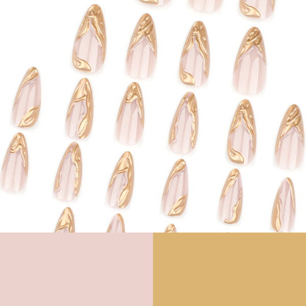 12 Sizes-24 Pcs Press On Nails JP3424