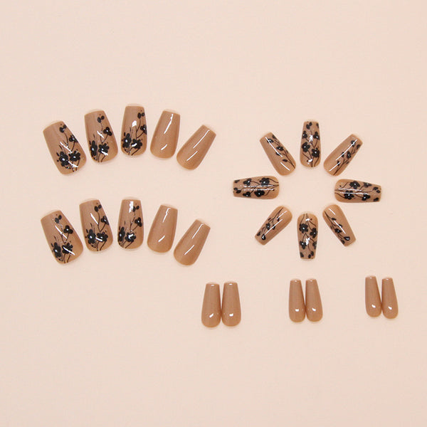 12 Sizes-24 Pcs Press On Nails W1714