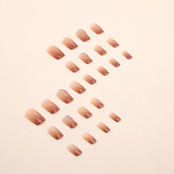 12 Sizes-24 Pcs Press On Nails Z567
