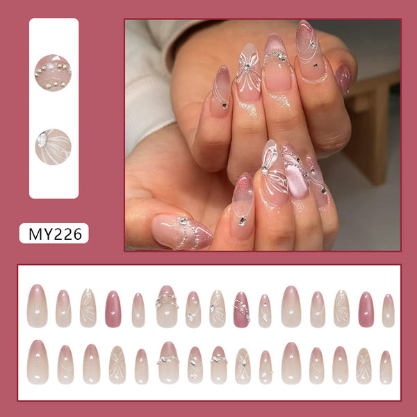 15 Sizes-30 Pcs Press On Nails My226