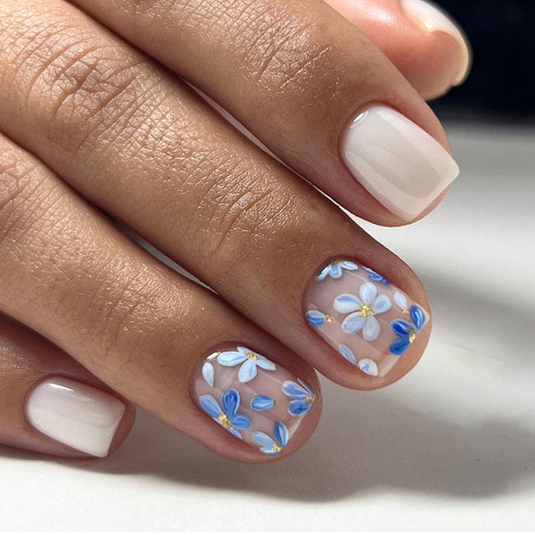 12 Sizes-24 Pcs Press On Nails W1397