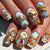 12 Sizes-24 Pcs Press On Nails Y1033