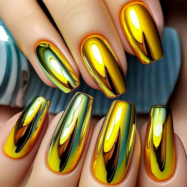 12 Sizes-24 Pcs Press On Nails Y1067