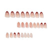12 Sizes-24 Pcs Press On Nails JP4430