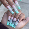 12 Sizes-24 Pcs Press On Nails JP1614
