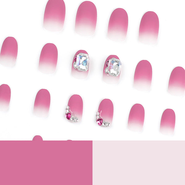 12 Sizes-24 Pcs Press On Nails JP2972