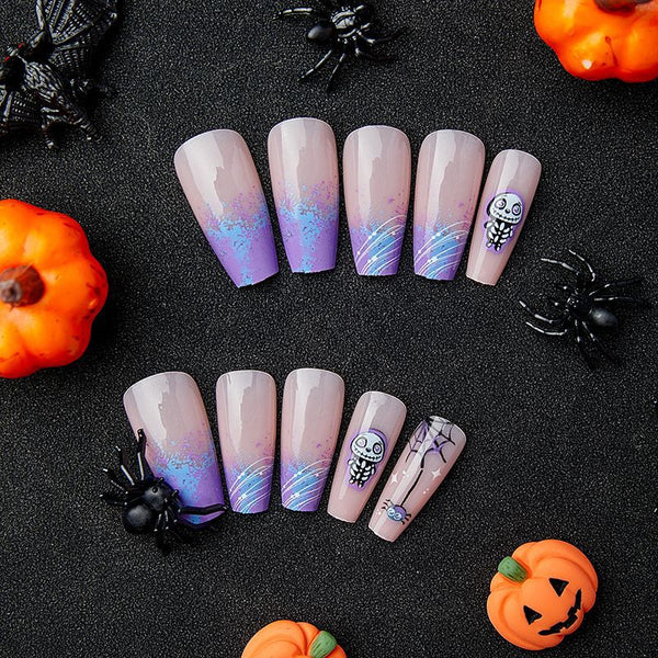 12 Sizes-24 Pcs Press On Nails W804