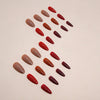 12 Sizes-24 Pcs Press On Nails W1472