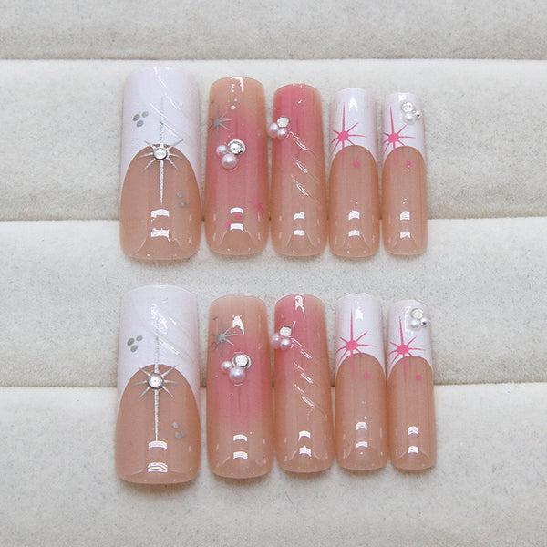 12 Sizes-24 Pcs Press On Nails Z1006