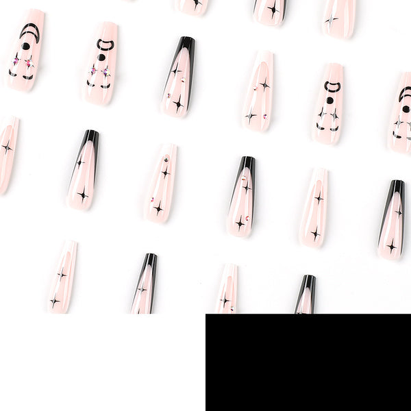 12 Sizes-24 Pcs Press On Nails JP2491