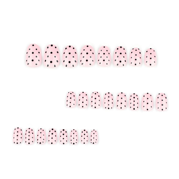 12 Sizes-24 Pcs Press On Nails JP4010