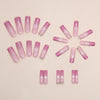 12 Sizes-24 Pcs Press On Nails G002