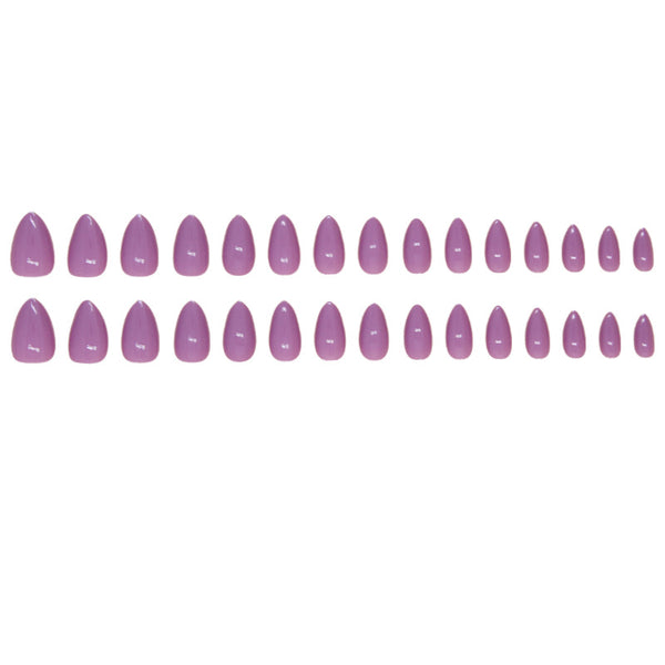 12 Sizes-24 Pcs Press On Nails W1610