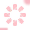 12 Sizes-24 Pcs Press On Nails C1616