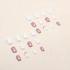 12 Sizes-24 Pcs Press On Nails W297