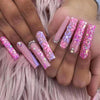 12 Sizes-24 Pcs Press On Nails Z418
