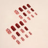 12 Sizes-24 Pcs Press On Nails W994