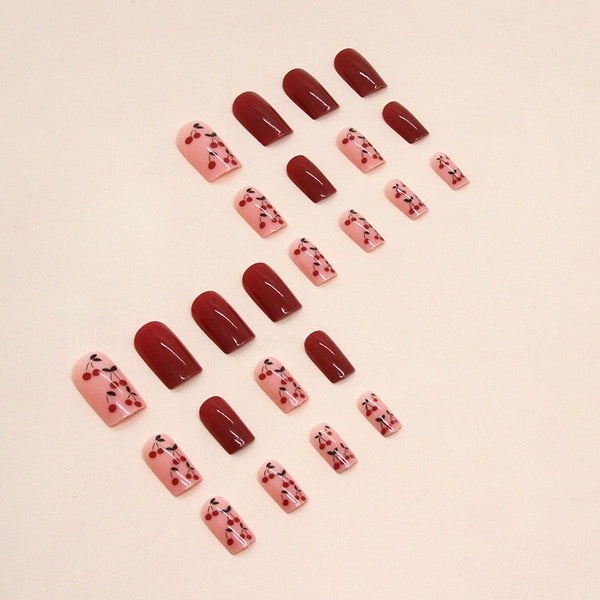 12 Sizes-24 Pcs Press On Nails W994