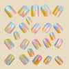 12 Sizes-24 Pcs Press On Nails Y1387