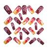 12 Sizes-24 Pcs Press On Nails Y1643