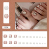 12 Sizes-24 Pcs Press On Nails F074
