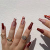12 Sizes-24 Pcs Press On Nails JP3112