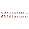 12 Sizes-24 Pcs Press On Nails W967