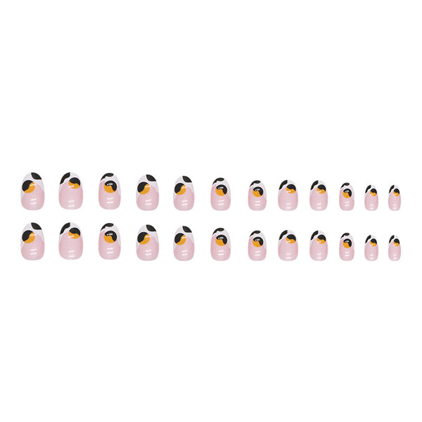 12 Sizes-24 Pcs Press On Nails W967