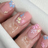 12 Sizes-24 Pcs Press On Nails Y119
