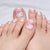 12 Sizes-24 Pcs Press On Nails C1799