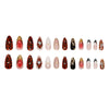 12 Sizes-24 Pcs Press On Nails Z1235